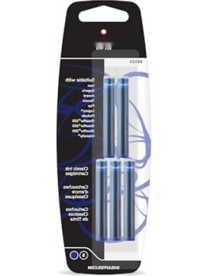 MarkEntegra Mavi Dolma Kalem Kartuşu - 5 Adet Blister Paket