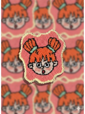 My Balli Store Özel Tasarım Bardak Altlığı Dekor Turuncu Kız