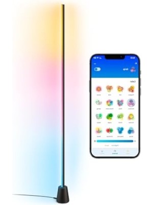 MarkEntegra Gradient Zemin Lambası - Rgbıc Renk Değiştiren Tasarım