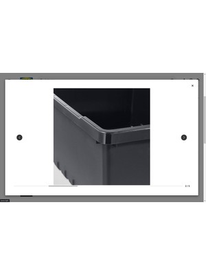 Siyah Kutu, 35X25X14 Cm, 9 Lt, Şık ve Pratik Saklama Çözümü