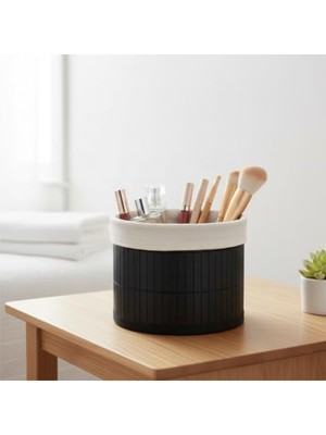 MarkEntegra Çok Amaçlı Siyah Bambu Düzenleyici, Kumaş Astarlı