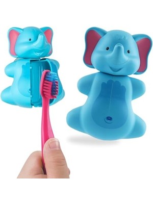 MarkEntegra Eğlenceli Diş Fırçası Tutucu - Fil Tasarımlı