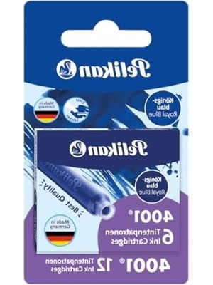 MarkEntegra Yüksek Kalite Silinebilir Mürekkep Kartuşları, 6 Adet