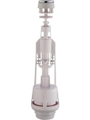 MarkEntegra Sessiz Doldurma Mekanizması - Krom Basmali Sifon, Su Tasarruflu Klozet Iç Takım Seti