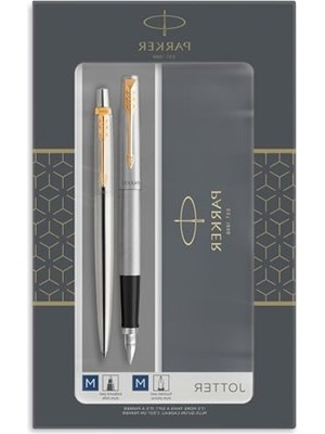 MarkEntegra Ikili Tükenmez ve Dolma Kalem Seti - Şık Hediye Kutusu Içinde