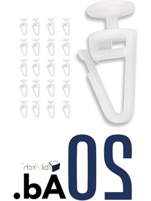 MarkEntegra Kilitli Perde Düğmesi - Kaliteli 20 Adet