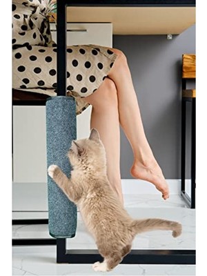 MarkEntegra Bağlanabilir Kedi Tırmalama Halısı - Her Ebat Masa ve Sandalye Ayakları Için