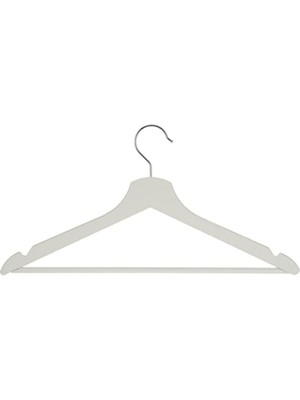 MarkEntegra 8'li Paket Masif Ahşap Elbise Askısı