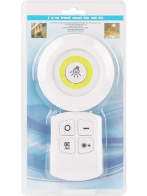 MarkEntegra Uzaktan Kumandalı Tekli Spot Lamba - Pilli