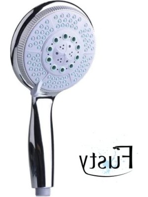 MarkEntegra 5 Fonksiyonlu Büyük Başlı El Duşu, Yüksek Kaliteli Abs Krom Kaplama