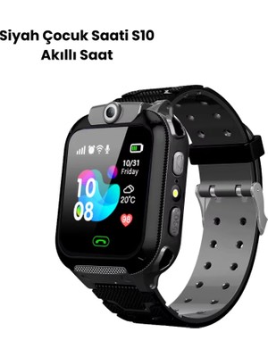 İntora S10 Akıllı Çocuk Saati Si̇yah