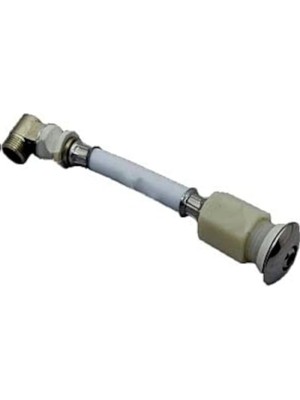 MarkEntegra Plastik Gömme Klozet Taharet Çubuğu, 14 cm Dirsekli