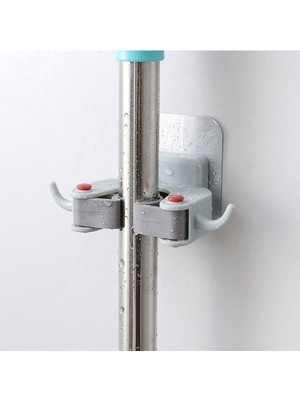 MarkEntegra Duvarda Asılabilir Paspas ve Süpürge Askısı - Mutfak ve Banyo Için Pratik Çözüm