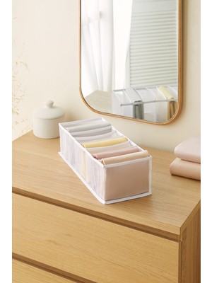 8 Bölmeli Katlanabilir File Dolap Organizeri, Çekmece Içi Düzenleyici