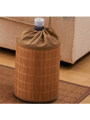 Bambu Damacana Kılıfı, Kumaş Korumalı, Ipli, 52X42 Cm, 19 Lt