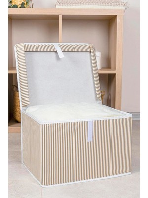 Şık ve Fonksiyonel Mini Hurç, 40X30X26 Cm, Kapaklı, Pratik Depolama Çözümü