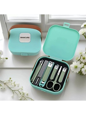 8 Parça Çantalı Manikür Seti
