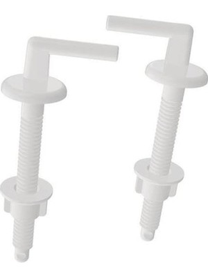 MarkEntegra Ayarlanabilir Klozet Kapak Montaj Vida Seti, 9 cm