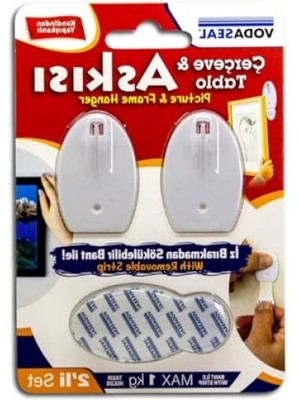 MarkEntegra Güçlü ve Dayanıklı Çerçeve Tablo Askısı - 2'li Set