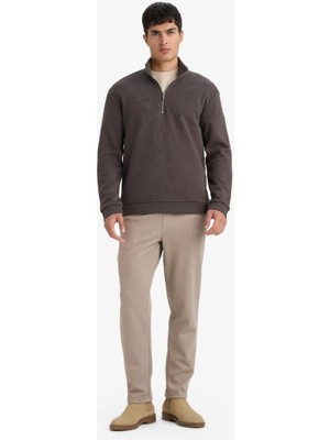 Defacto Erkek Kanvas Pantolon Y2651AZ/BG216 Beıge Melange