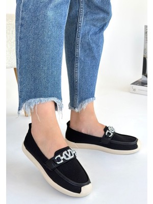 Zerenyus Wata Siyah Triko Günlük Rahat Babet