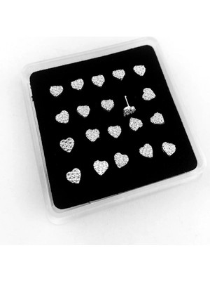 Begonia Accessories Hızma 925 Ayar Gümüş Kalp Figürlü 1 Adet