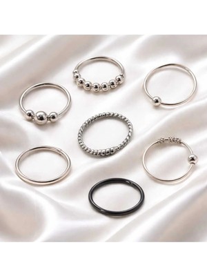 Begonia Accessories Anti Alerjik Paslanmaz Kararmaz 7 Adet Hızma Küpe Olarak Kullanıma Uygun Set