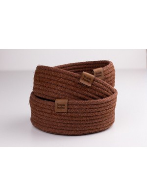 3'lü Hasır Sepet Seti, Çok Amaçlı Banyo ve Ev Düzenleyici