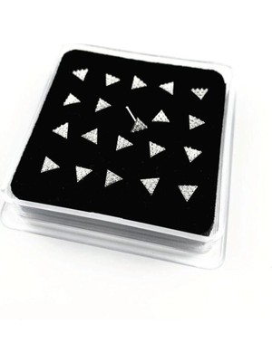 Begonia Accessories Hızma 925 Ayar Gümüş Üçgen Figür