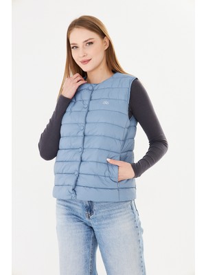 Pique NESLI KADIN YELEK Çıtçıt Kapamalı Şişme Yelek