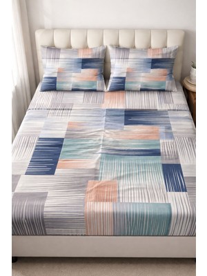 Ecem Home Tek Kişilik Lastikli Çarşaf Seti Yastık Kılıflı