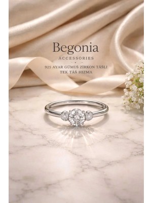 Begonia Accessories 925 Ayar Gümüş Minimal Zirkon Tek Taş Çift Top Halka Hızma Tragus Piercing Küpe