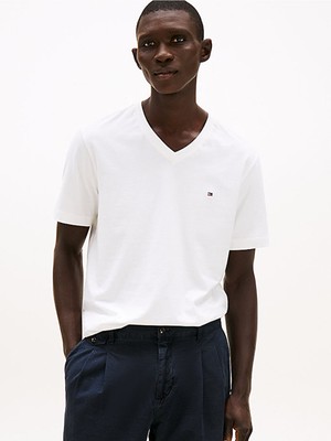 Tommy Jeans Erkek Essential V Yaka Tişört
