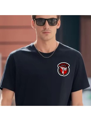 Etoile Studio Fight Clup Tasarımları Oversize Kesim Bisiklet Yaka Oversize Tişört