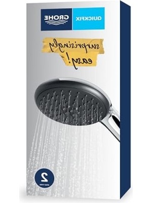 MarkEntegra 2 Akışlı El Duşu - Yağmur ve Jet Fonksiyonu, Krom Kaplama