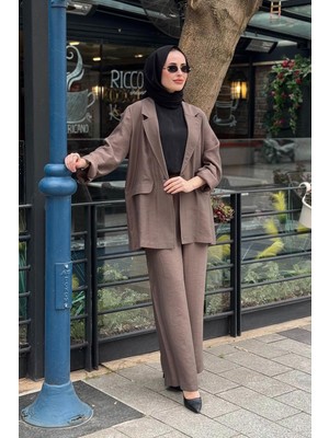 Ceremony Pantolonlu Takım 26Y805 Vizon