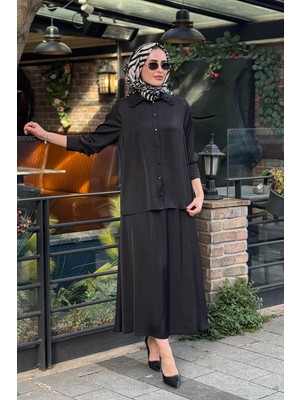 Heddy & Nurcan Çetin Nurcan Çetin Etekli Takım 26454 Siyah