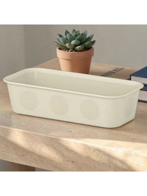 Bej Kutu, 10X20X5 Cm, Eşyalar Için Şık ve Kullanışlı Saklama Çözümü