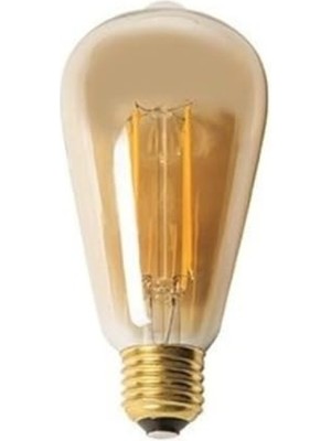 MarkEntegra 4W Enerji Tasarruflu Rustik LED Ampul, Gün Işığı (3 Adet)