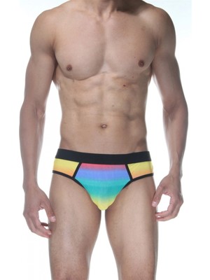 MiraLive Miraxx Gökkuşağı Jockstrap Fantezi Iç Giyim