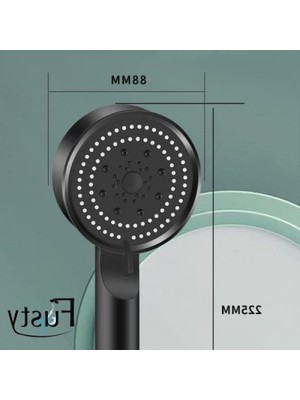 MarkEntegra 5 Fonksiyonlu Yüksek Basınçlı Duş Başlığı - Kaliteli Malzeme