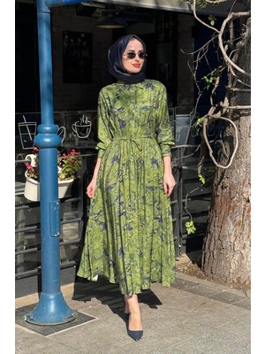 Scl Elbise 10002611311012 Yeşil