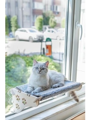 MarkEntegra Vantuzlu Gri Kedi Yatağı, X-Large