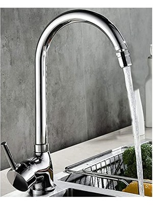 MarkEntegra 360 Derece Oynar Başlıklı Mutfak Evye Bataryası – Pirinç Malzeme ile Modern Tasarım