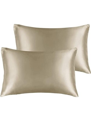 MarkEntegra Ipeksi Yapıya Sahip Saten Yastık Kılıfı - Queen Boy