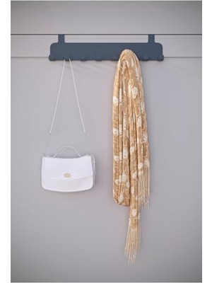 MarkEntegra Metal Antasit Kapı Arkası Askılık - Mutfak ve Banyo Için