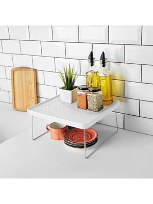 MarkEntegra Katlanır Dolap Içi Düzenleyici Raf, 30X30X15 cm