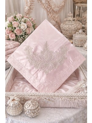 Dilex Bohça Çeyizlik Bohça Gelin Bohçası Damat Bohçası Saten Piliseli Set