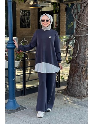 Heddy & Nurcan Çetin Nurcan Çetin Pantolonlu Takım 26471 Lacivert