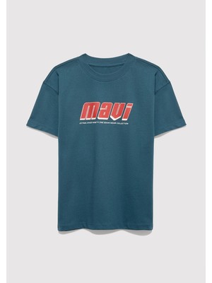 Mavi Mavi Baskılı Yeşil Tişört 6610412-70771